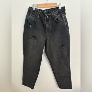 wild fable Black Relaxed Distressed Jeans